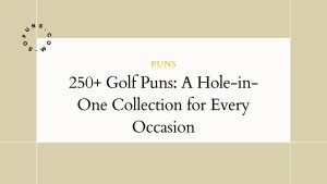 golf puns
