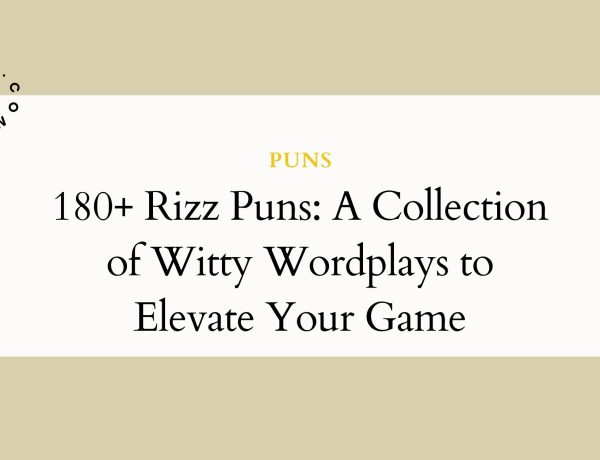 180+ Rizz Puns