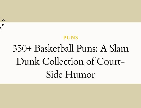 350+ Basketball Puns