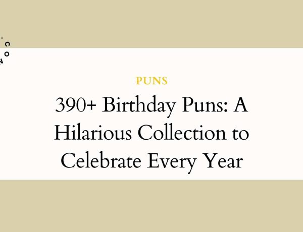 390+ Birthday Puns
