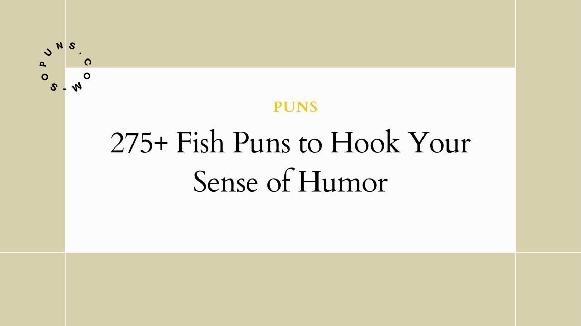 275+ Fish Puns