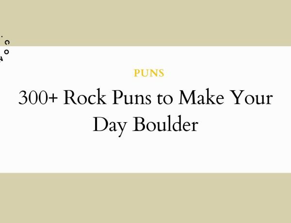 300+ Rock Puns