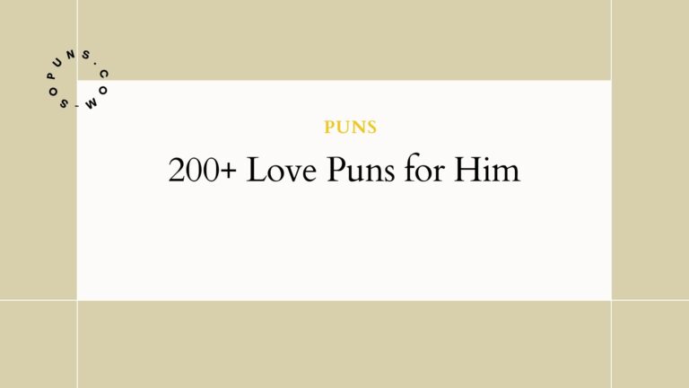 200+ Love Puns for Him: Cute, Funny & Romantic